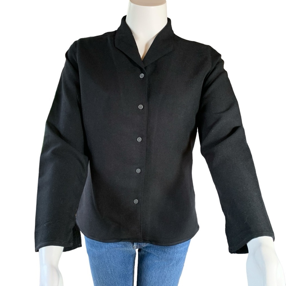 Vintage black button down size S/P